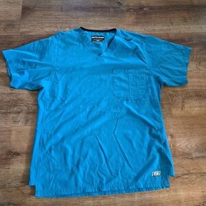 Skechers Teal Medium Scrub Top